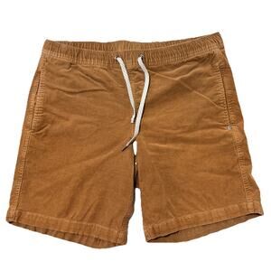 Vuori Mens The Optimist Corduroy Shorts Size XL V385 Brown Casual Lounge Wear
